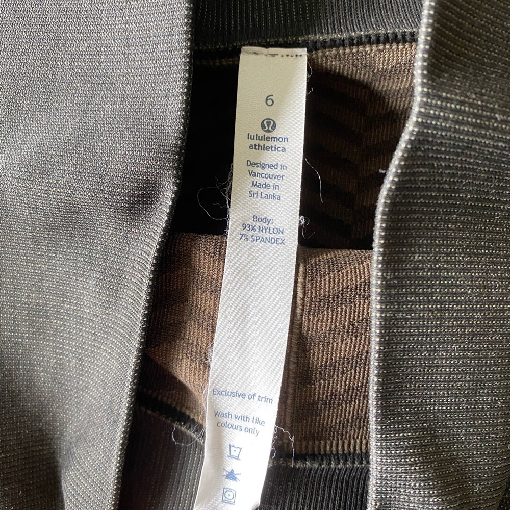Lululemon size 6 cropped leggings